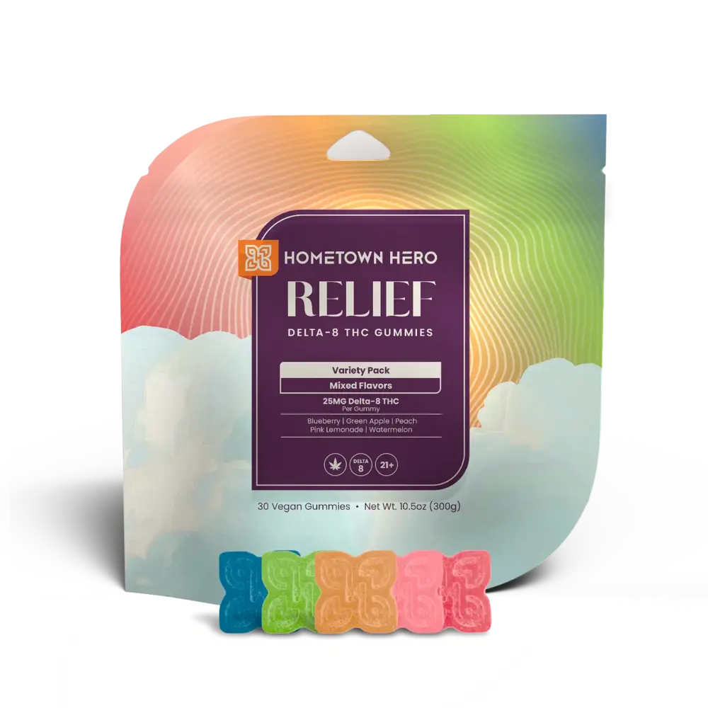 25mg Delta-8 THC Gummies Variety Pack