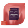 delta 8 gummy bag and red gummy in front