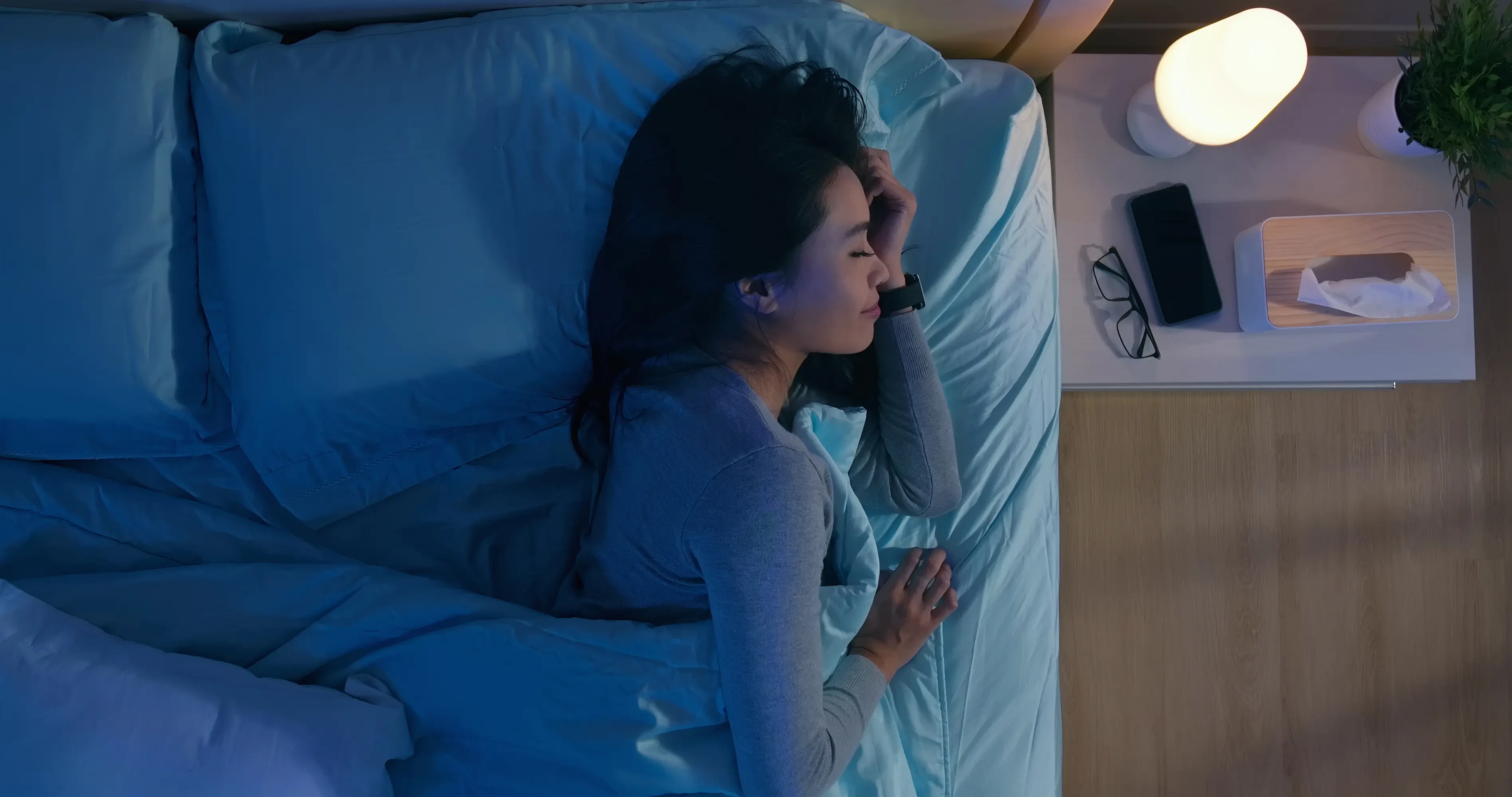 woman enjoying her sleep
