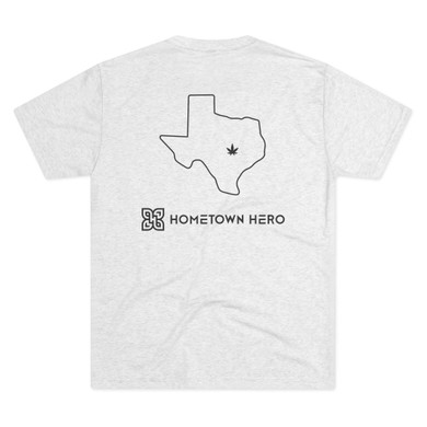 white shirt with texas design