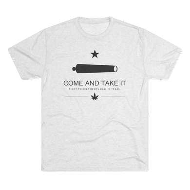 White shirt with hemp legality design