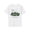 420 design on tee shirt