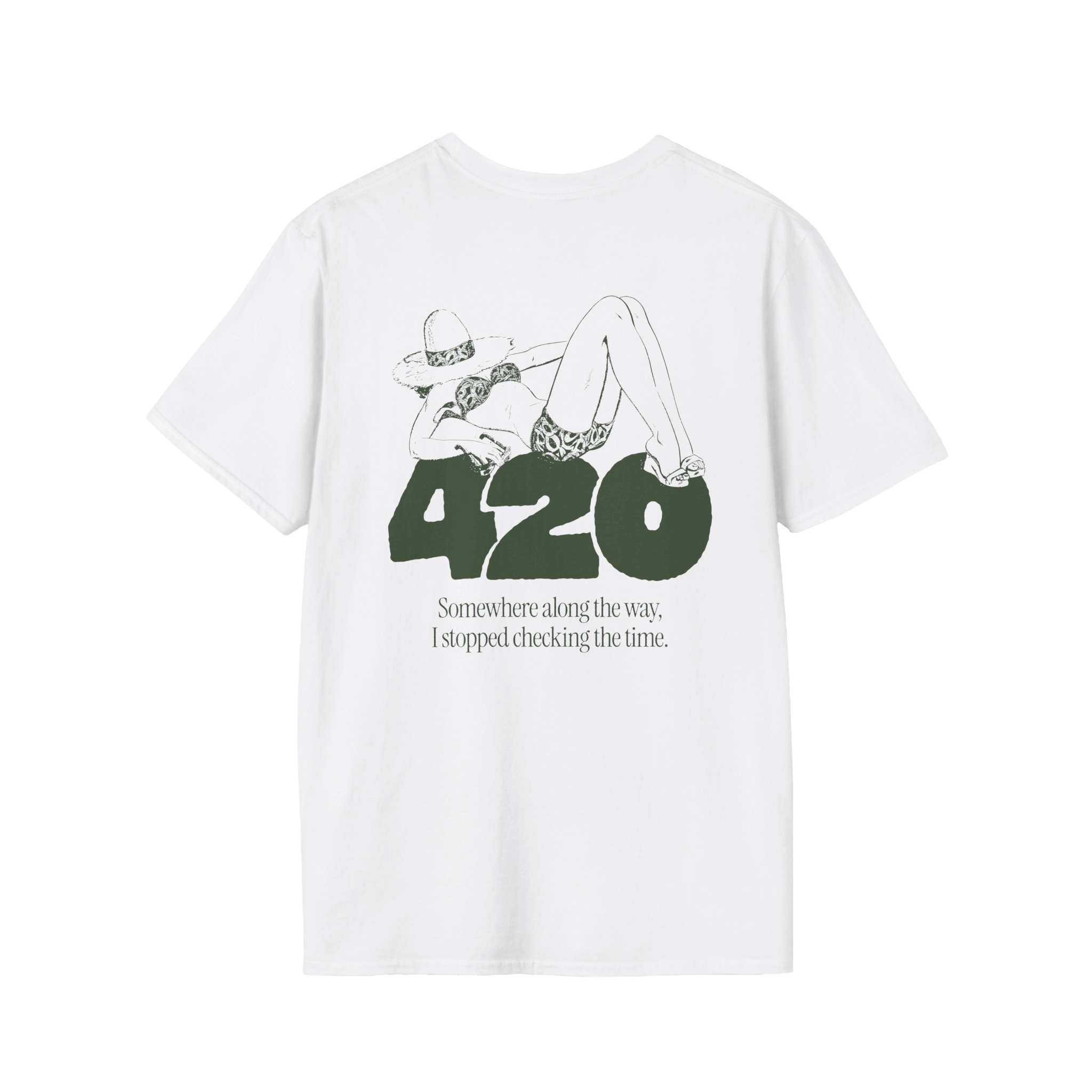 420 design on tee shirt