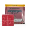 100mg Delta-9 Gummy package and edible