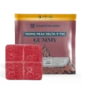 100mg Delta-9 Gummy package and edible